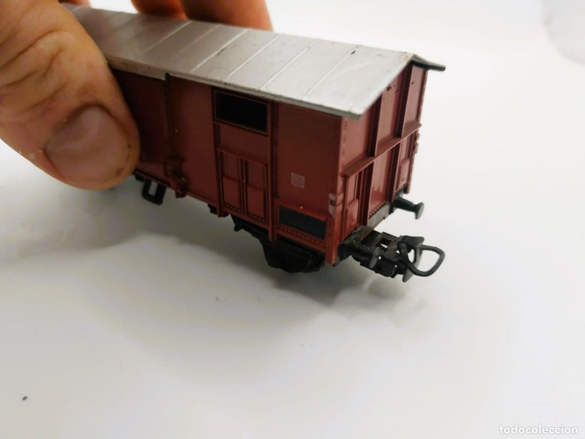 Trenes escala: MArklin 4550 H0 vag&oacute;n carga - Foto 5