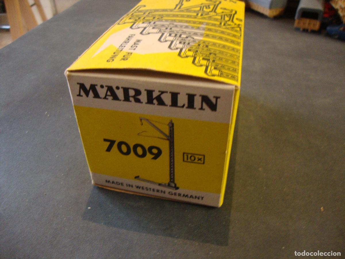 Trenes escala: CAJA MARKLIN REF 7009 CON VARIAS CATENARIAS HO - Foto 2
