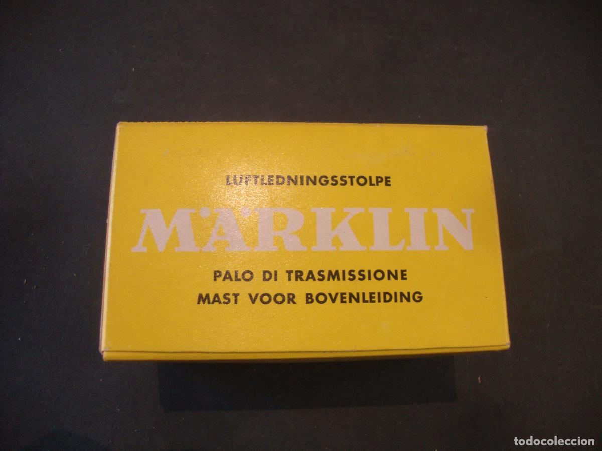 Trenes escala: CAJA MARKLIN REF 7009 CON VARIAS CATENARIAS HO - Foto 4