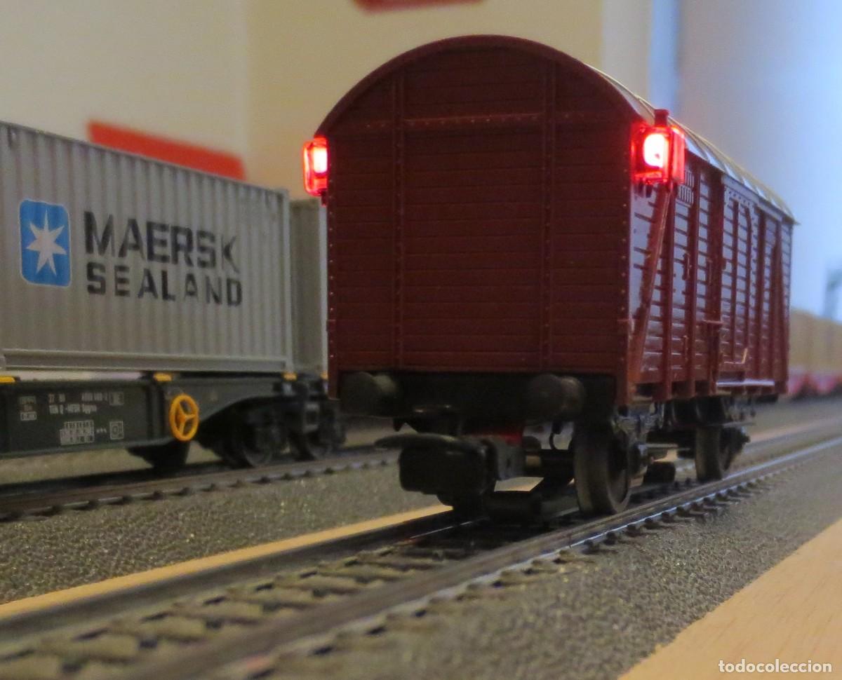Trenes escala: MARKLIN 4506. VAGON CON LUCES DE COLA INTERMITENTES - Foto 1