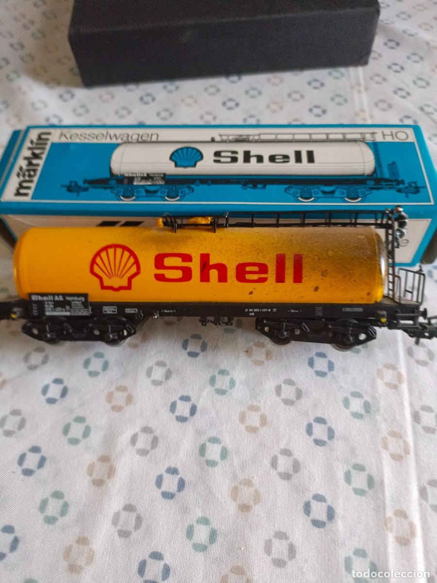 Trenes escala: Antiguo vag&oacute;n de Shell de Marklin - Foto 2