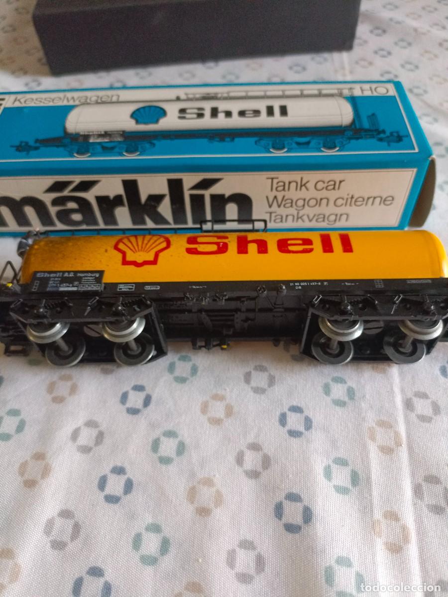 Trenes escala: Antiguo vag&oacute;n de Shell de Marklin - Foto 6