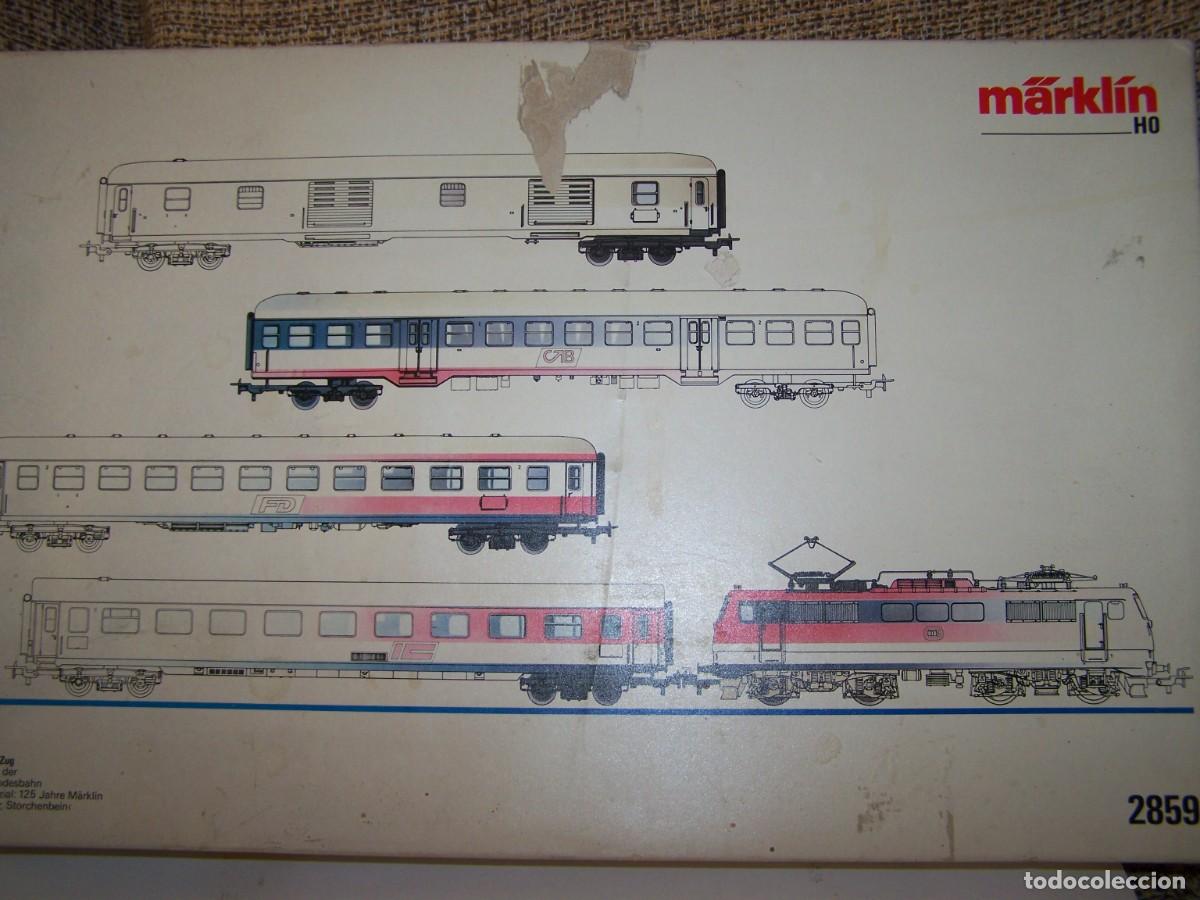 Trenes escala: Composici&oacute;n MARKLIN H0 ref. 2859. Completo. - Foto 1