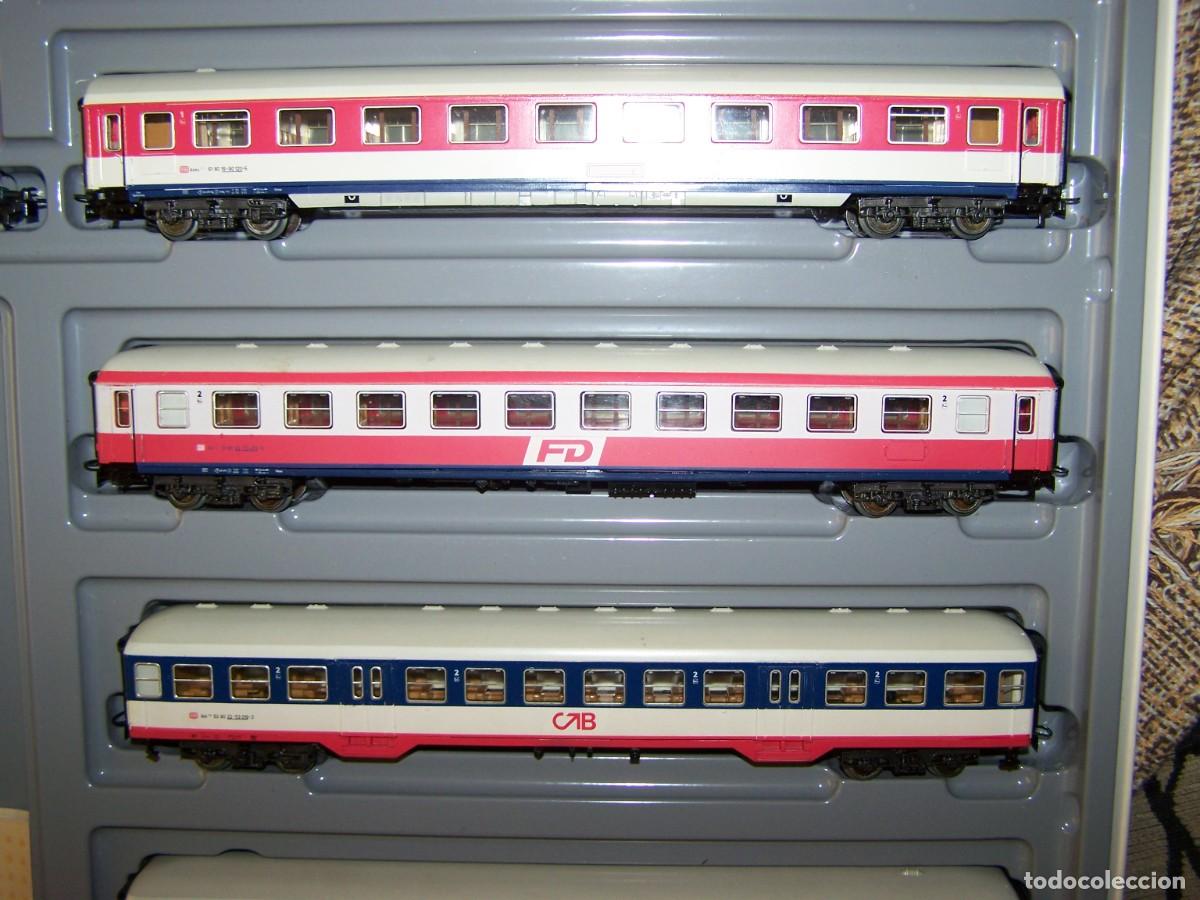 Trenes escala: Composici&oacute;n MARKLIN H0 ref. 2859. Completo. - Foto 5