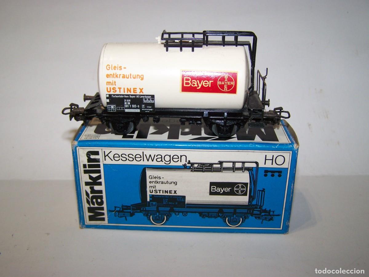 Trenes escala: Cisterna Marklin H0. Bayer. En caja. - Foto 1