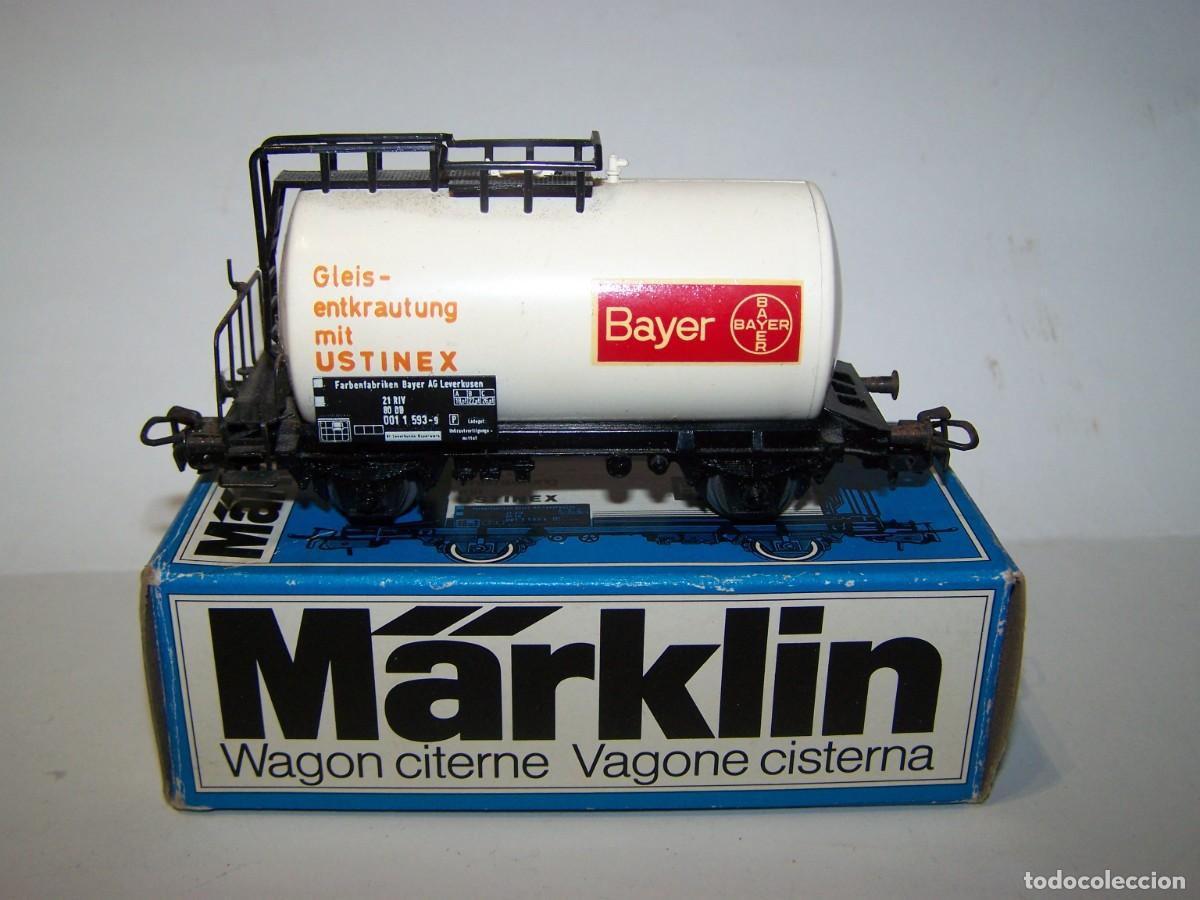 Trenes escala: Cisterna Marklin H0. Bayer. En caja. - Foto 2
