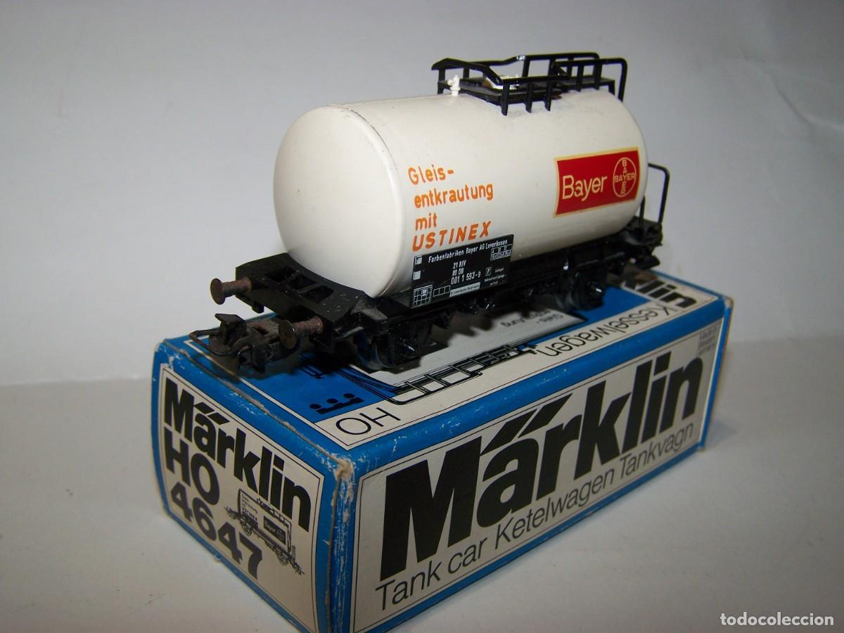 Trenes escala: Cisterna Marklin H0. Bayer. En caja. - Foto 4