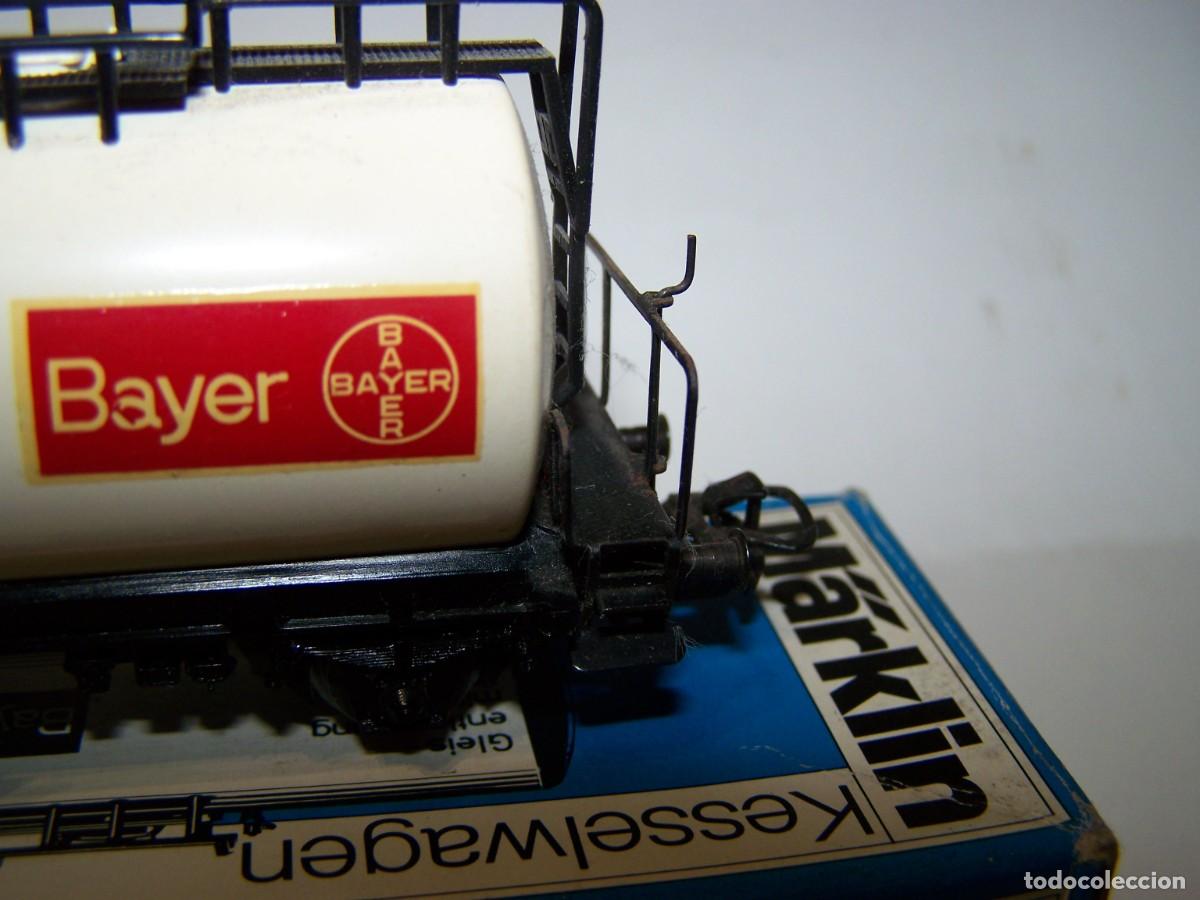 Trenes escala: Cisterna Marklin H0. Bayer. En caja. - Foto 5