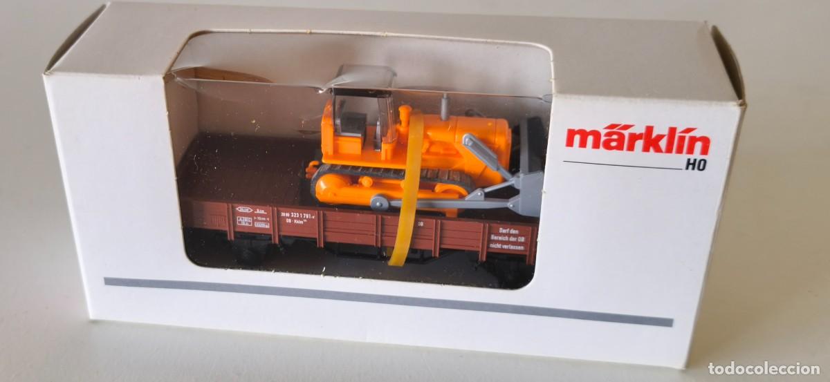 Trenes escala: VAGON PLATAFORMA MARKLIN 4424 HO - Foto 2