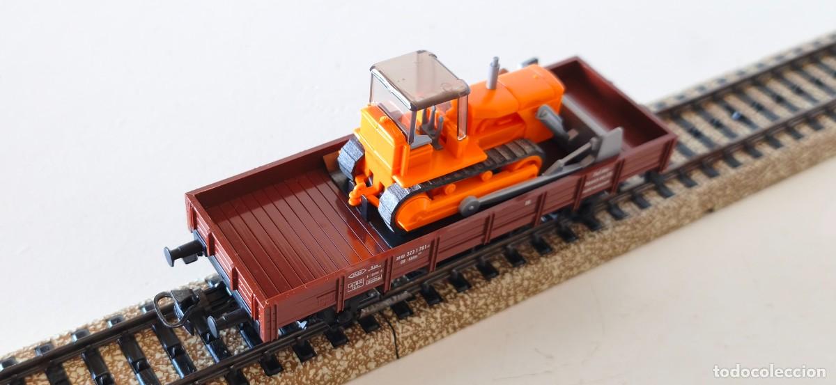 Trenes escala: VAGON PLATAFORMA MARKLIN 4424 HO - Foto 6