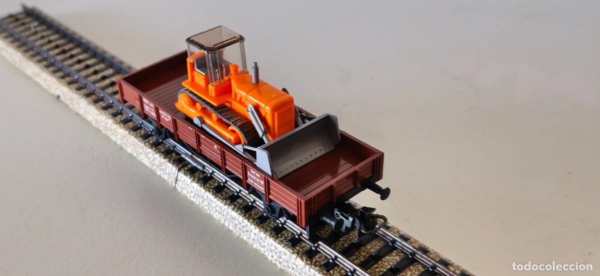 Trenes escala: VAGON PLATAFORMA MARKLIN 4424 HO - Foto 7