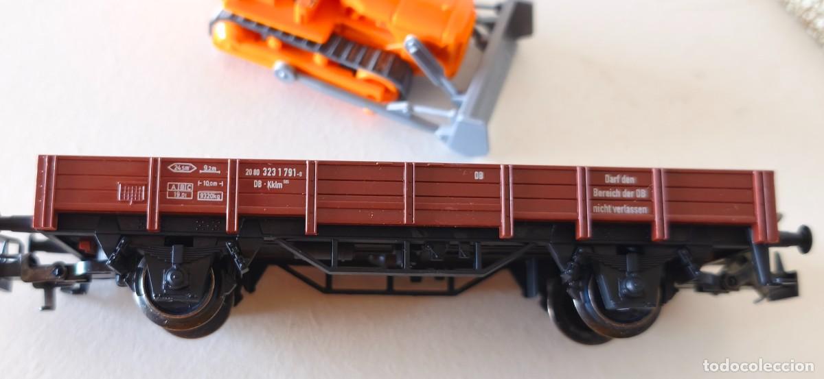 Trenes escala: VAGON PLATAFORMA MARKLIN 4424 HO - Foto 8