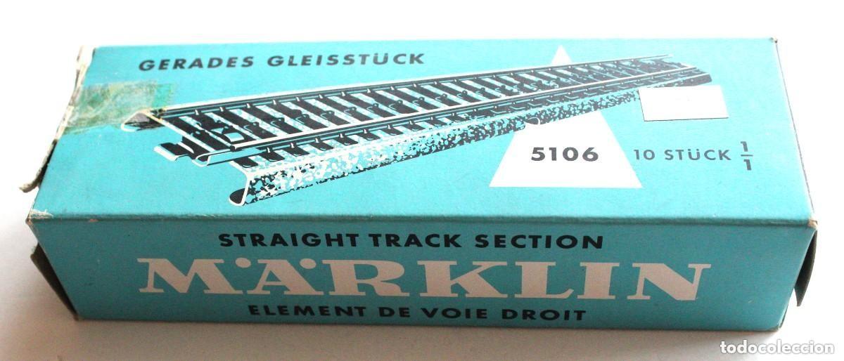 Trenes escala: MARKLIN HO 5106 10 V&Iacute;A RECTA - Foto 1