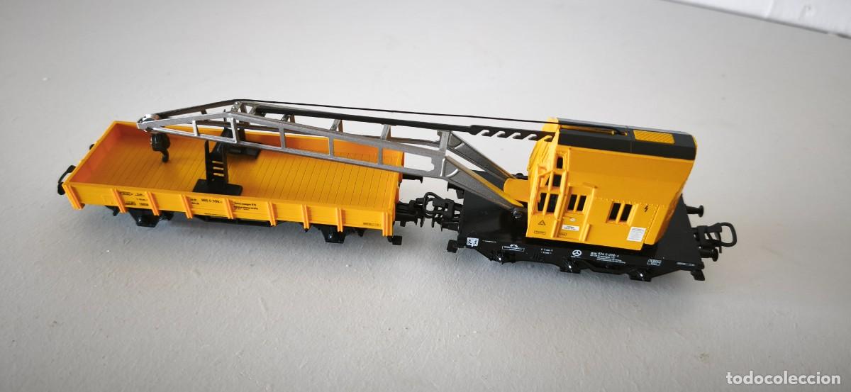 Trenes escala: VAGON GRUA MARKLIN HO - Foto 5