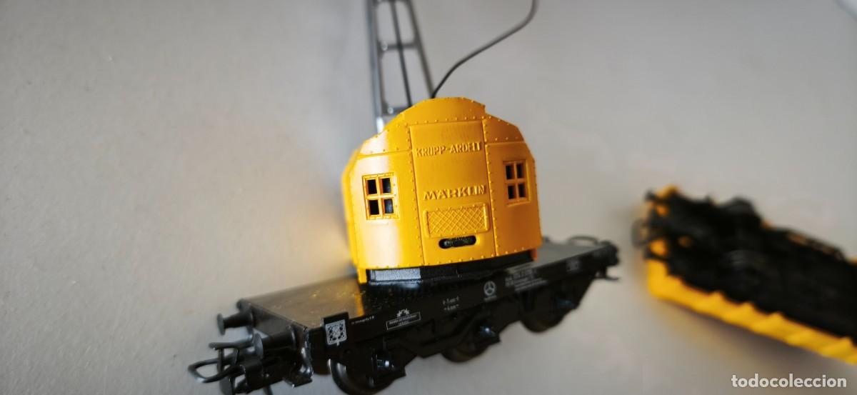 Trenes escala: VAGON GRUA MARKLIN HO - Foto 12