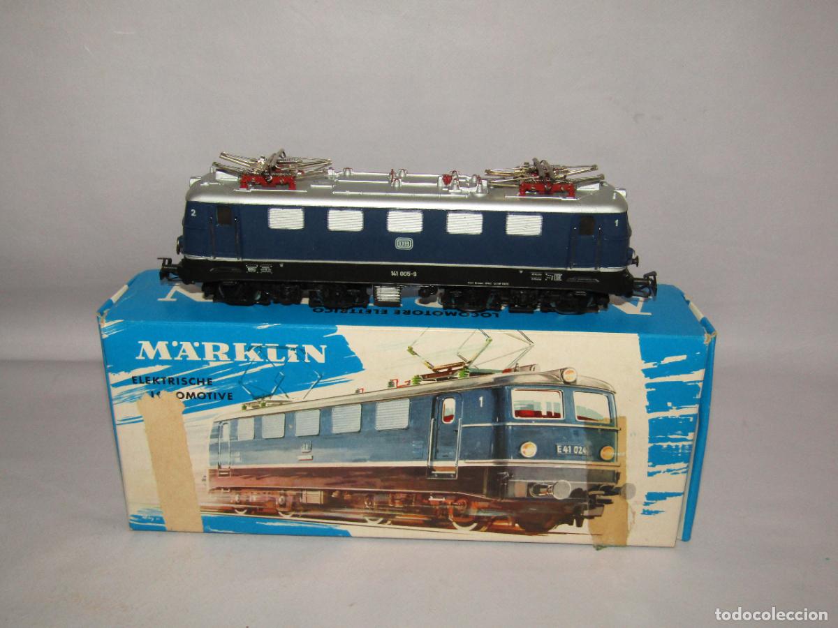 Trenes Escala: Antigua Locomotora El&eacute;ctrica en Escala *H0* C.A. Ref. 3034 de M&Auml;RKLIN Como nueva
