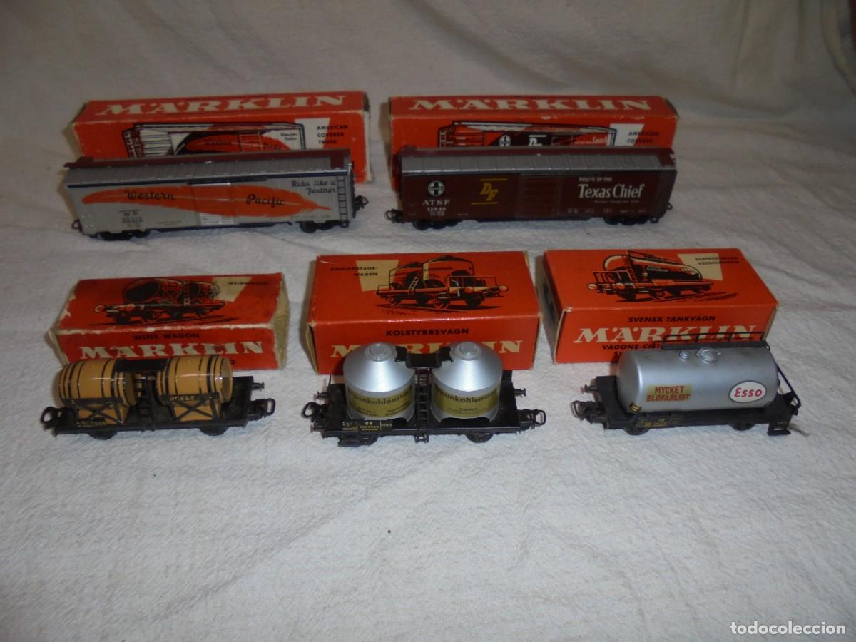 Trenes Escala: magnificos 5 vagones antiguos marklin escala H0