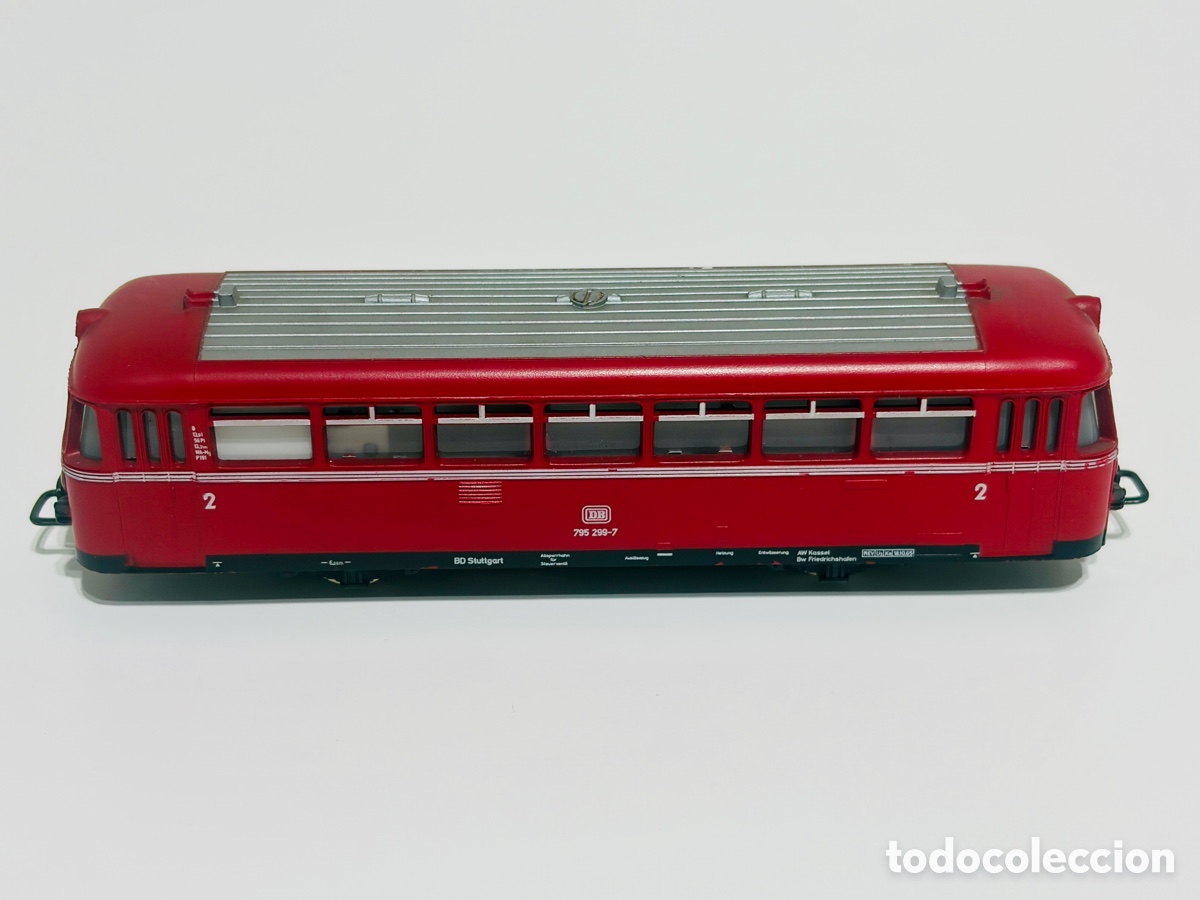 Trenes Escala: Locomotora HO MARKLIN 3016 Automotor ferrobus BR795 de la DB - FUNCIONA