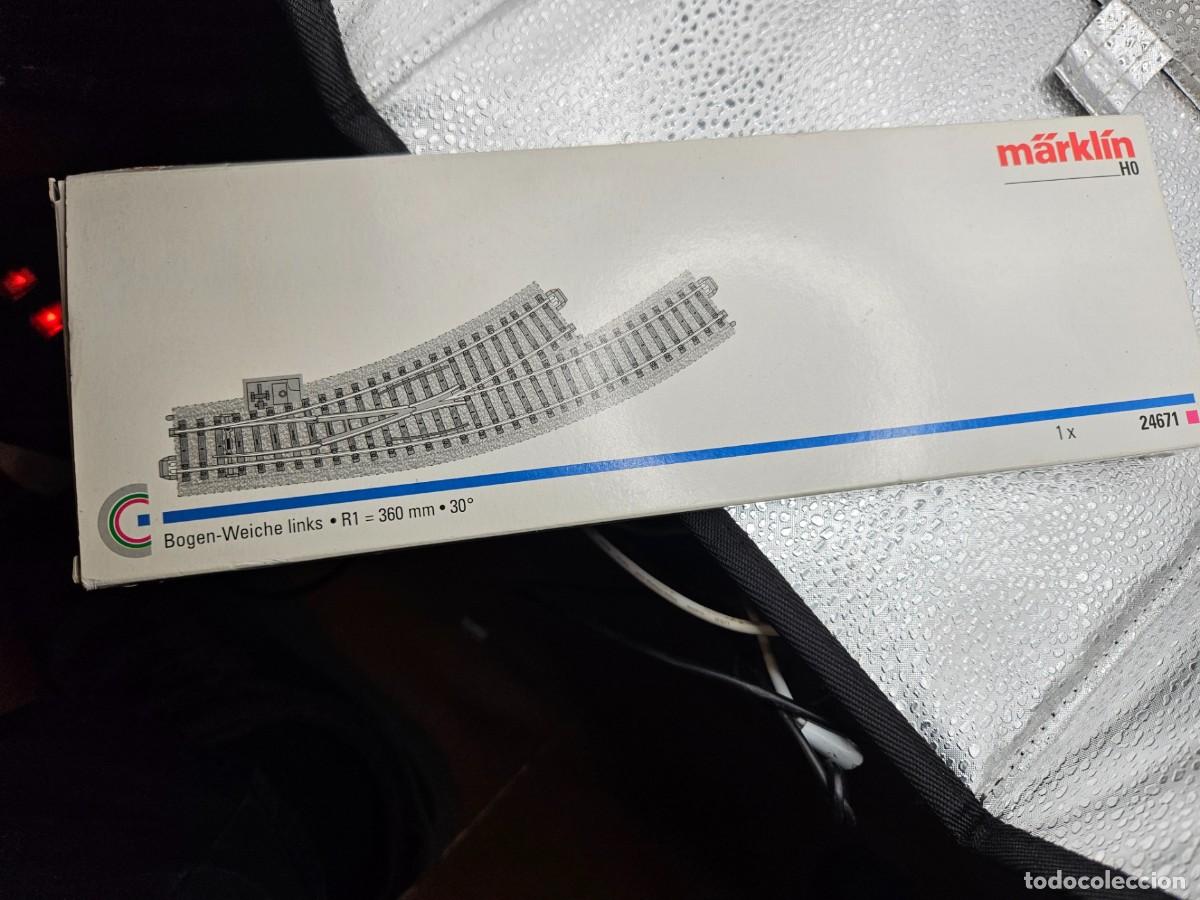Trenes Escala: MARKLIN DESVIO CURVO A LA IZQUIERDA NUEVO 24671