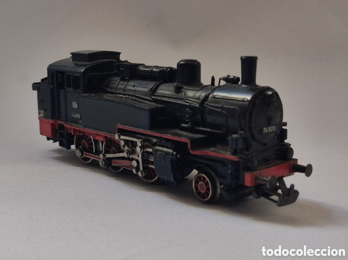 Trenes Escala: Antigua locomotora H0 Marklin DB 74 1070