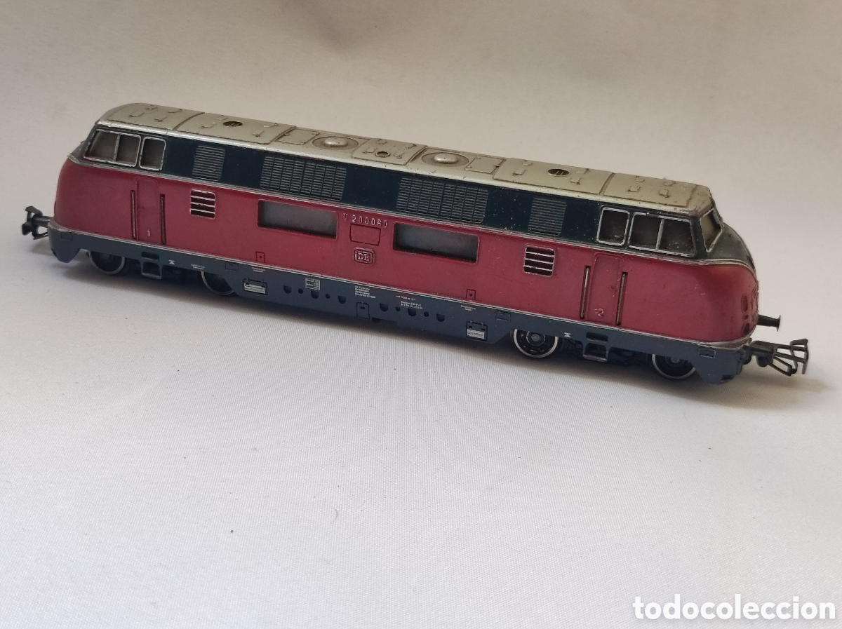 Trenes Escala: Antigua locomotora H0 Marklin V200060