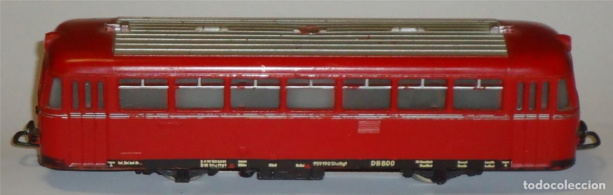 Trenes Escala: MARKLIN HO, FERROB&Uacute;S DIESEL MUY ANTIGUO DB800 REF. 3016, DIGITAL DCC