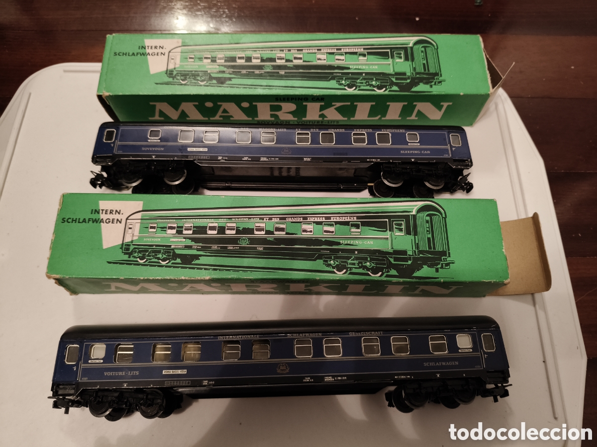 Trenes Escala: Lote 2 vagones Marklin 4029