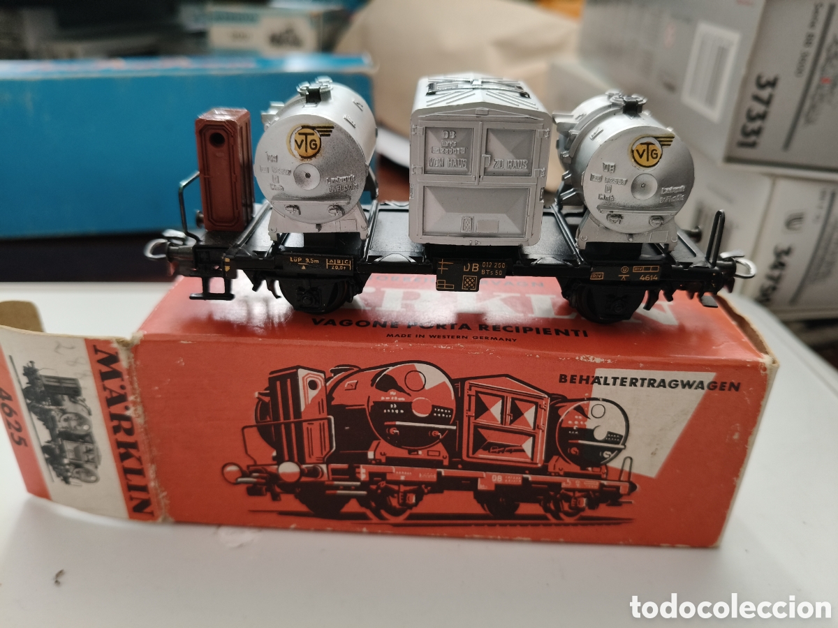Trenes escala: Marklin vagon contenedor 4625 - Foto 3