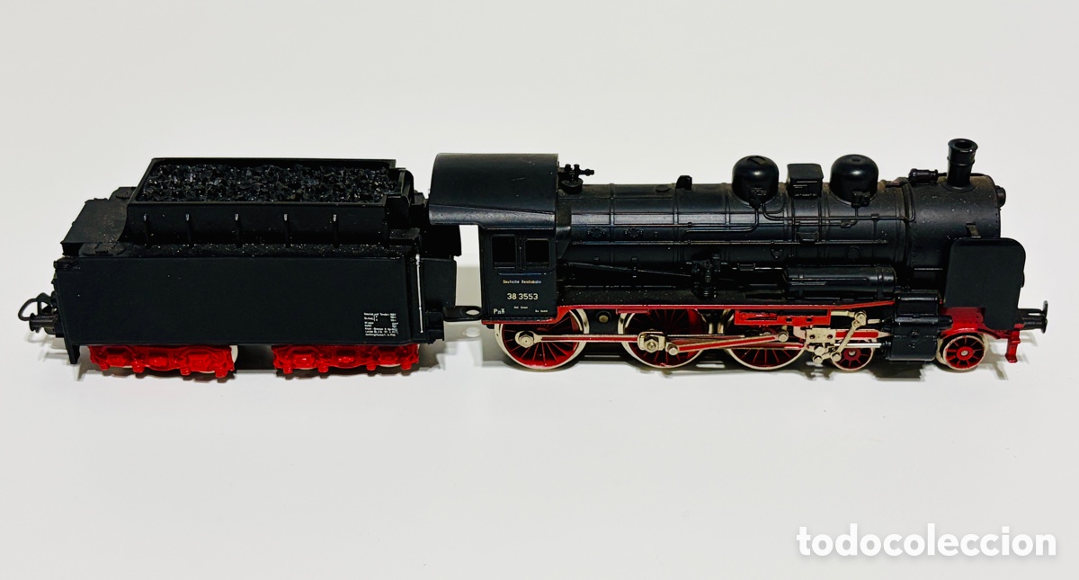 Trenes Escala: Locomotora Vapor HO MARKLIN 3005 FUNCIONA DB 23 con Tender 2-6-2