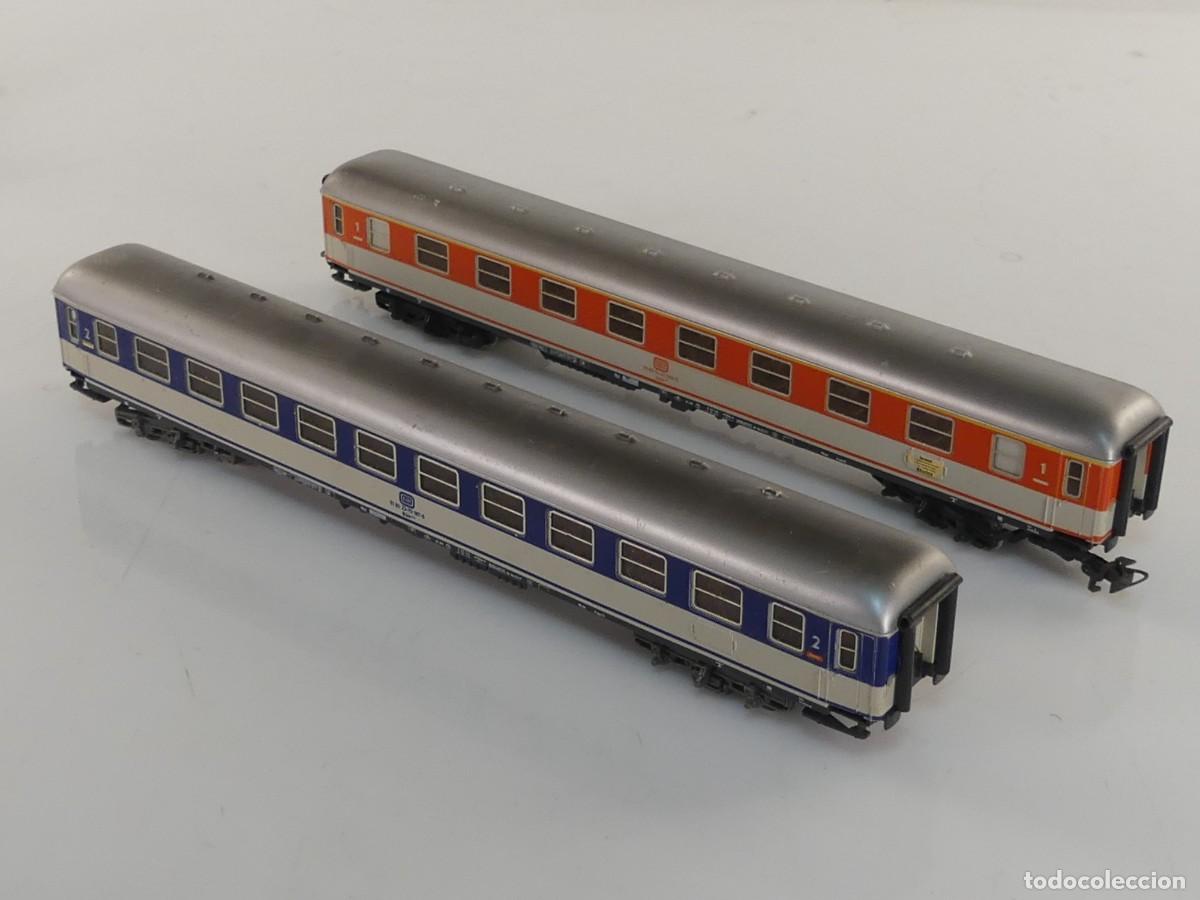 Trains &Eacute;chelle: CONJUNTO DE 2 VAGONES DE MARKLIN ESCALA H0