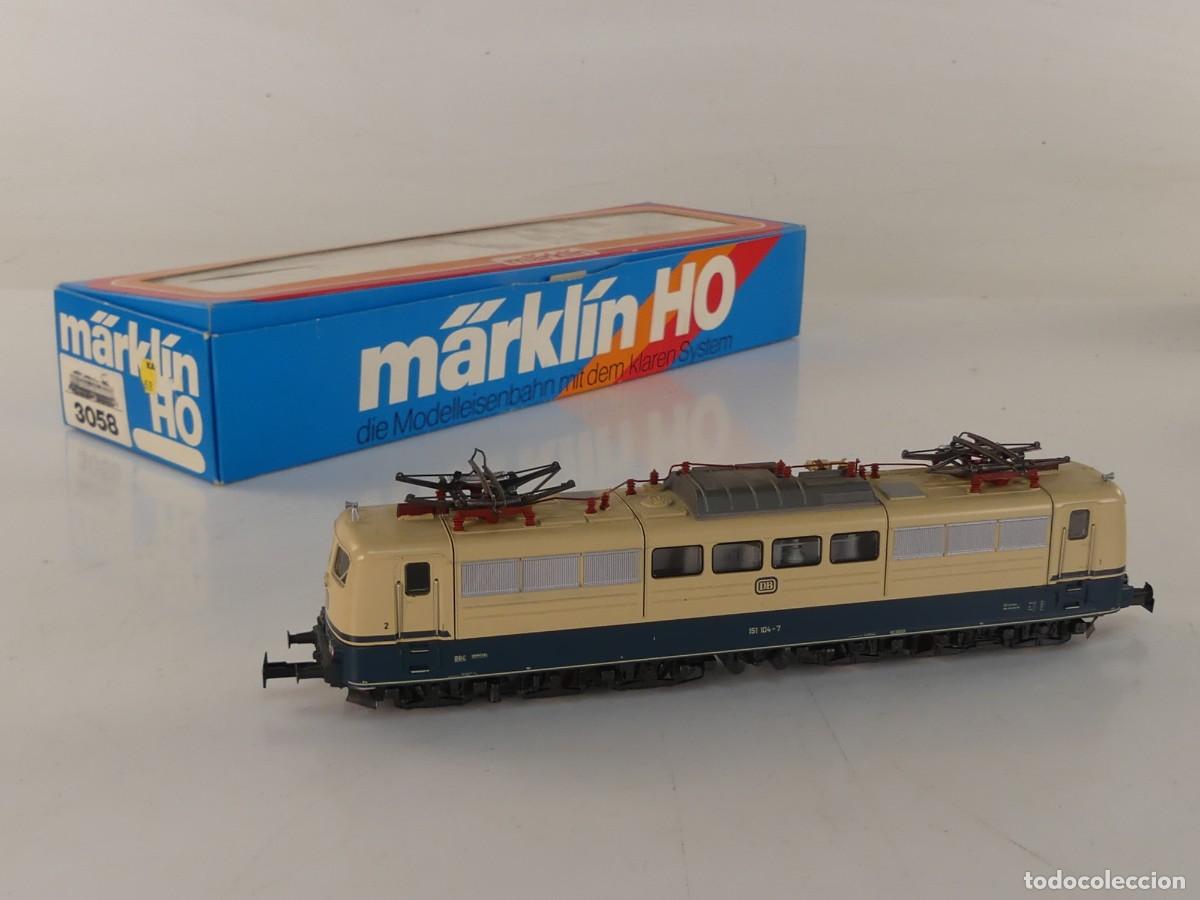 Trenes Escala: LOCOMOTORA MARKLIN REF; 3058 ESCALA H0 CON CAJA