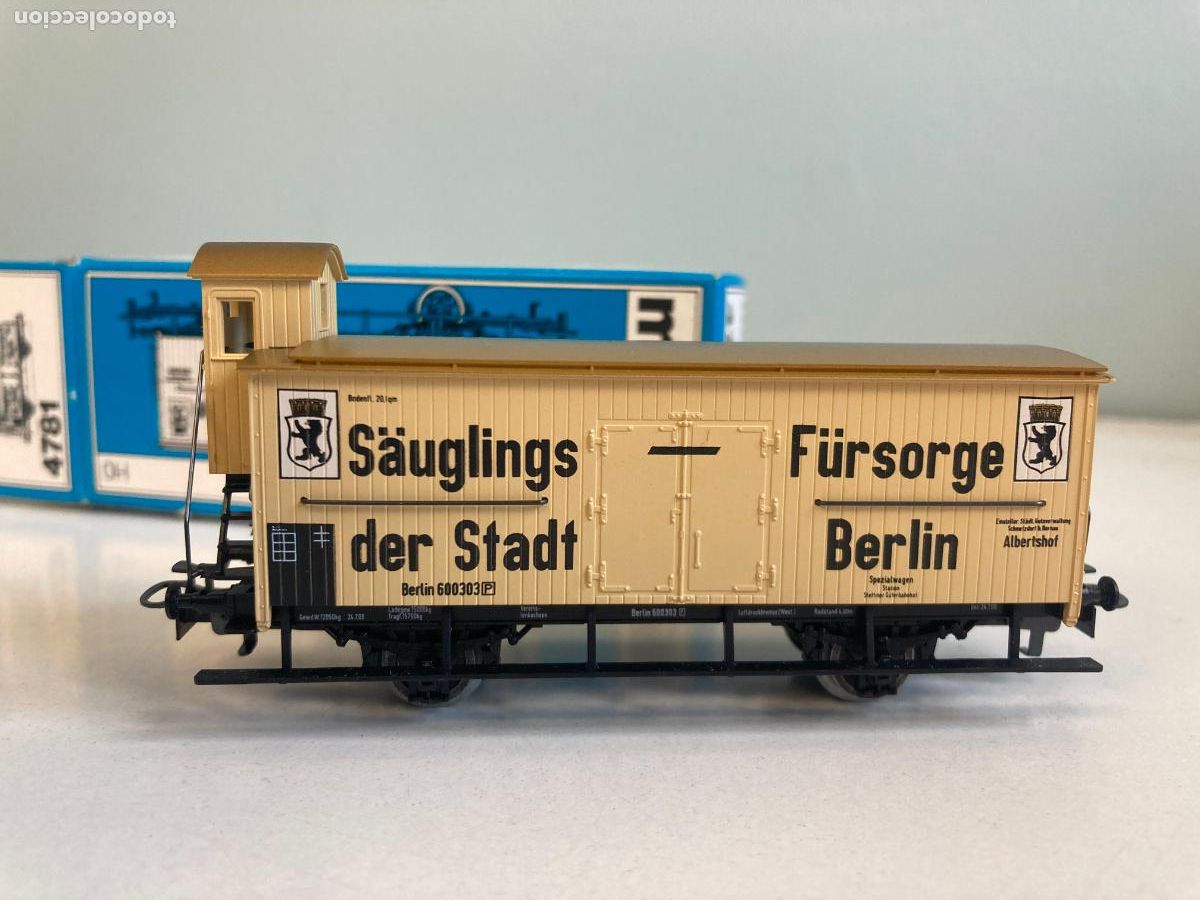 Trenes Escala: VAGON M&Auml;RKL&Iacute;N H0, SIN USAR EN CAJA ORIGINAL - REF. 4781