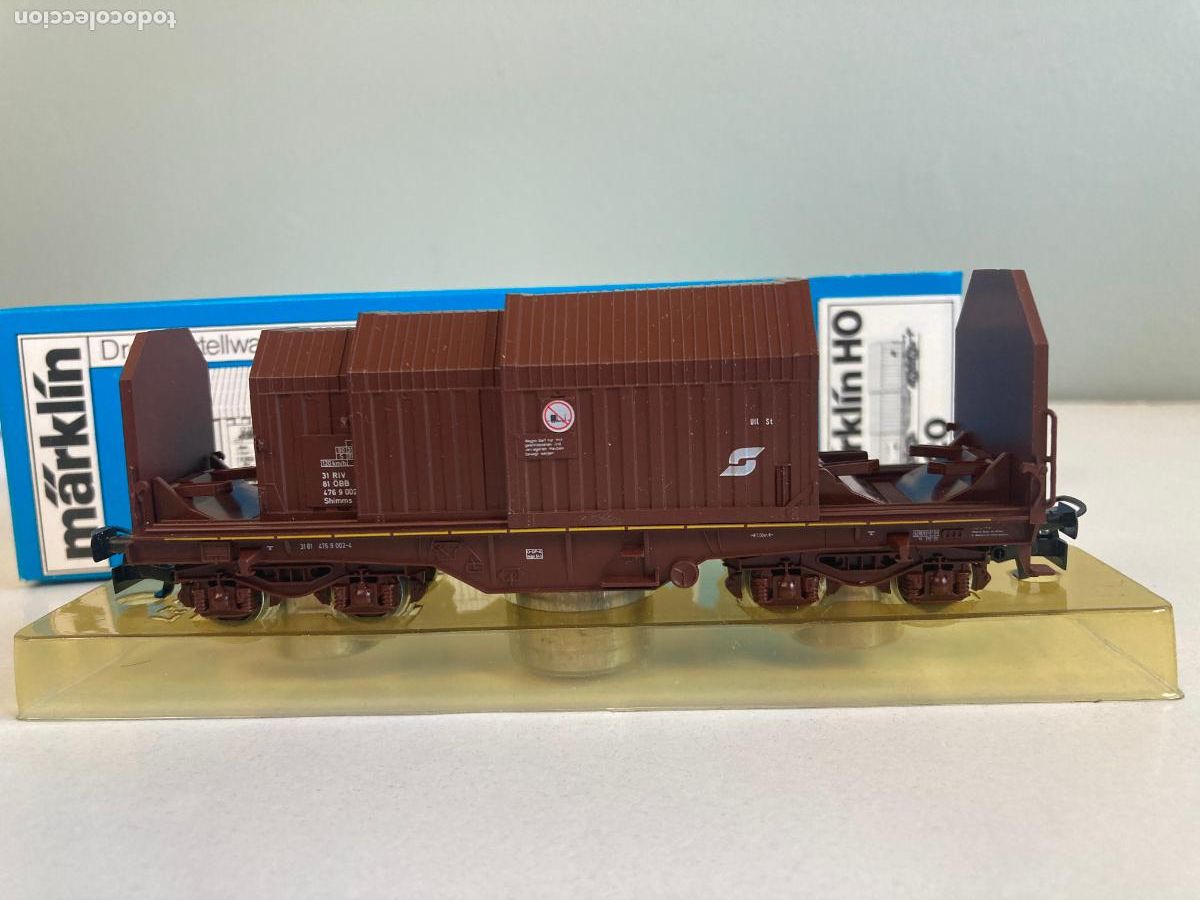Comboios Escala: VAGON M&Auml;RKL&Iacute;N H0, SIN USAR EN CAJA ORIGINAL - REF. 4720