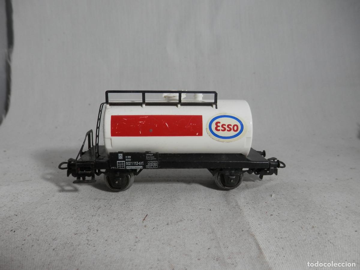 Trenes Escala: VAGON CISTERNA ESSO ESCALA HO DE MARKLIN