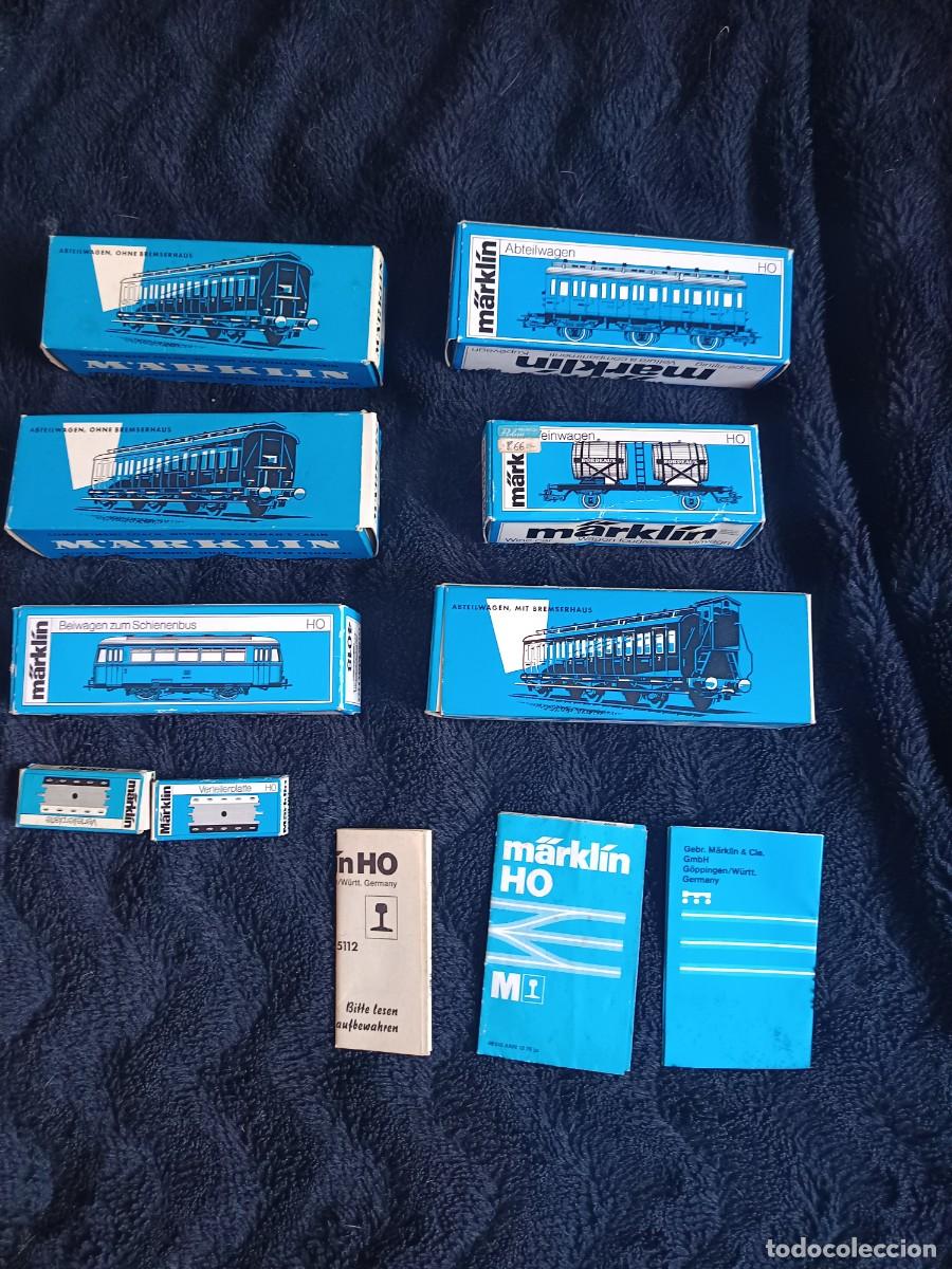 Trenes Escala: Lote H0 marklin con caja original
