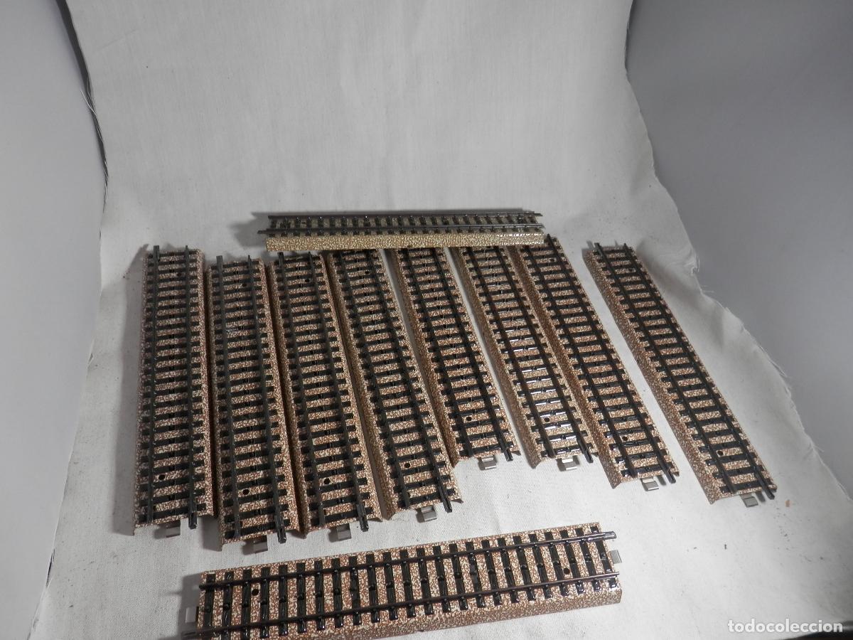 Trenes Escala: LOTE 10 VIAS RECTAS ESCALA HO DE MARKLIN REF 5106