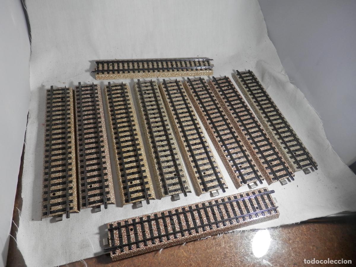 Trenes Escala: LOTE 10 VIAS RECTAS ESCALA HO DE MARKLIN REF 5106