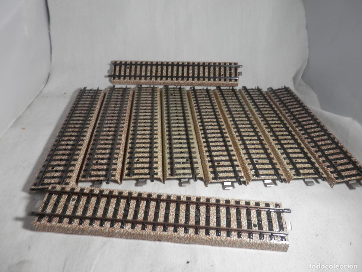 Trenes Escala: LOTE 10 VIAS RECTAS ESCALA HO DE MARKLIN REF 5106