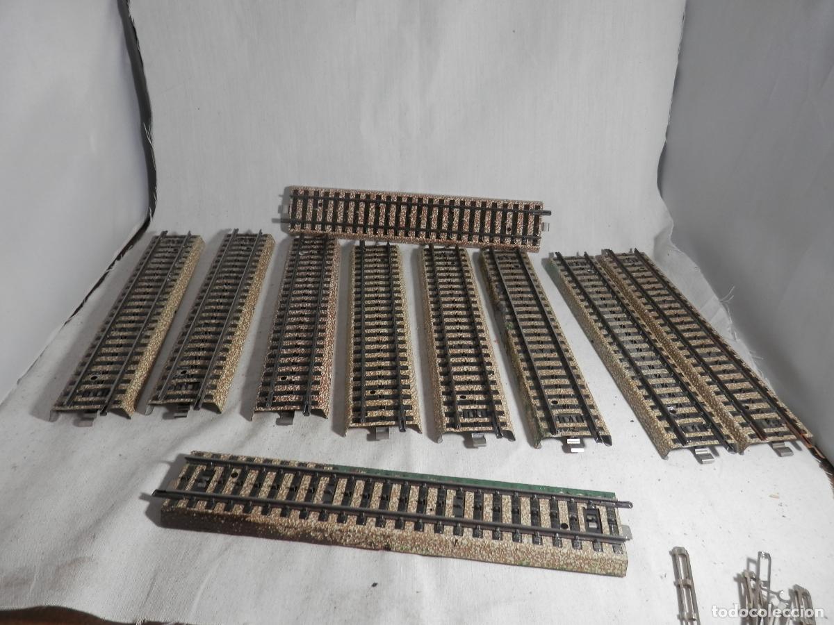 Trenes Escala: LOTE 10 VIAS RECTAS ESCALA HO DE MARKLIN REF 5106