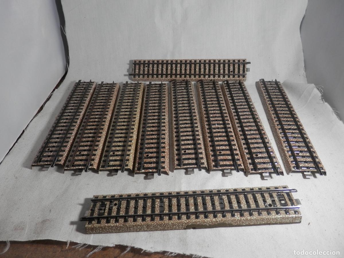 Trenes Escala: LOTE 10 VIAS RECTAS ESCALA HO DE MARKLIN REF 5106