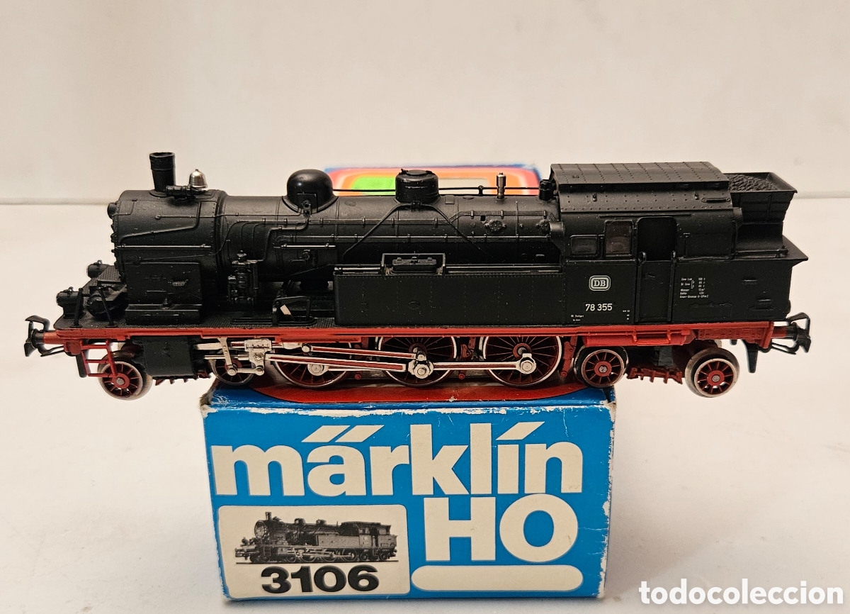 Trenes Escala: MARKLIN 3106 H0 - LOCOMOTORA VAPOR DB 78 355