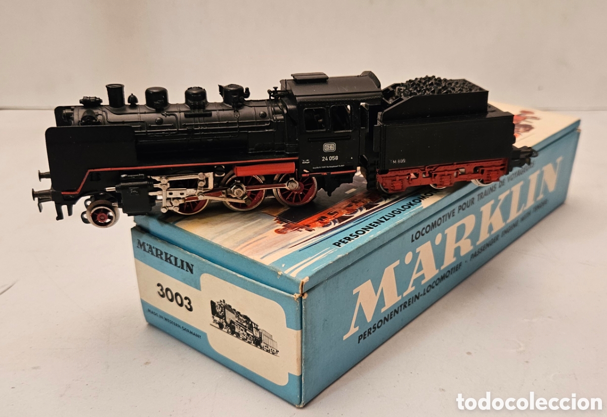 Trenes Escala: MARKLIN 3003 H0 - LOCOMOTORA VAPOR DB 24 058