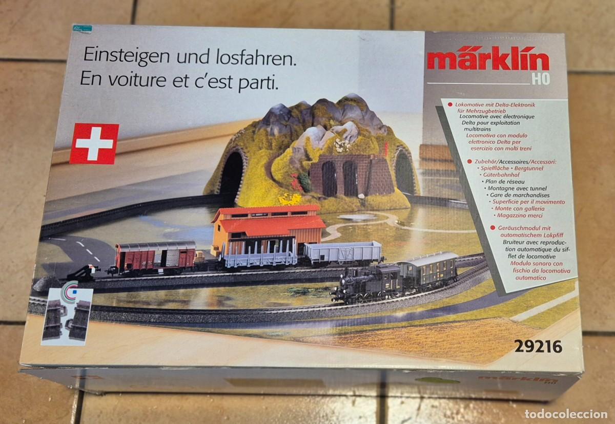 Trenes Escala: SET MARKLIN 29216 EN BUEN ESTADO EN CAJA ORIGINAL, DESCONOZCO SI FALTA ALGUNA PIEZA MEDIDAS 59X40X27