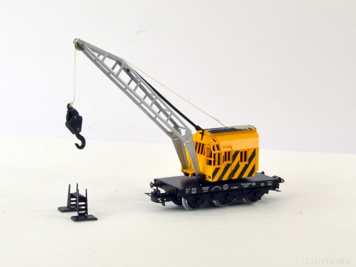 Trenes Escala: M&auml;rklin Escala H0 4671 Vag&oacute;n Gr&uacute;a Krupp con Caja