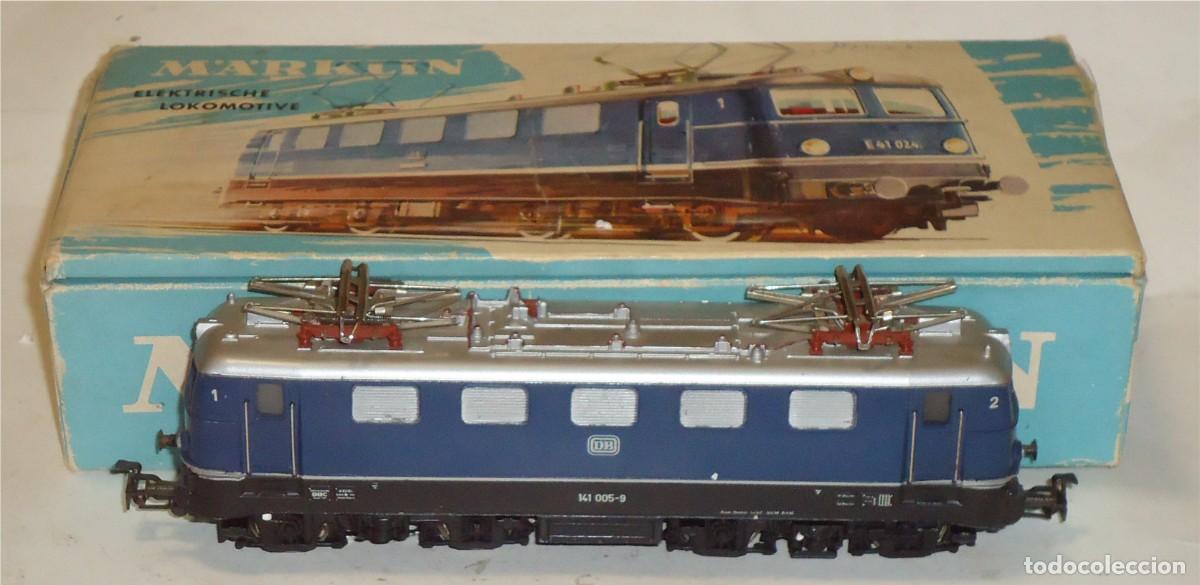 Trenes Escala: M&Auml;RKLIN HO, LOCOMOTORA EL&Eacute;CTRICA ANAL&Oacute;GICA BR141 DB REF. 3034, DIGITAL OPCIONAL