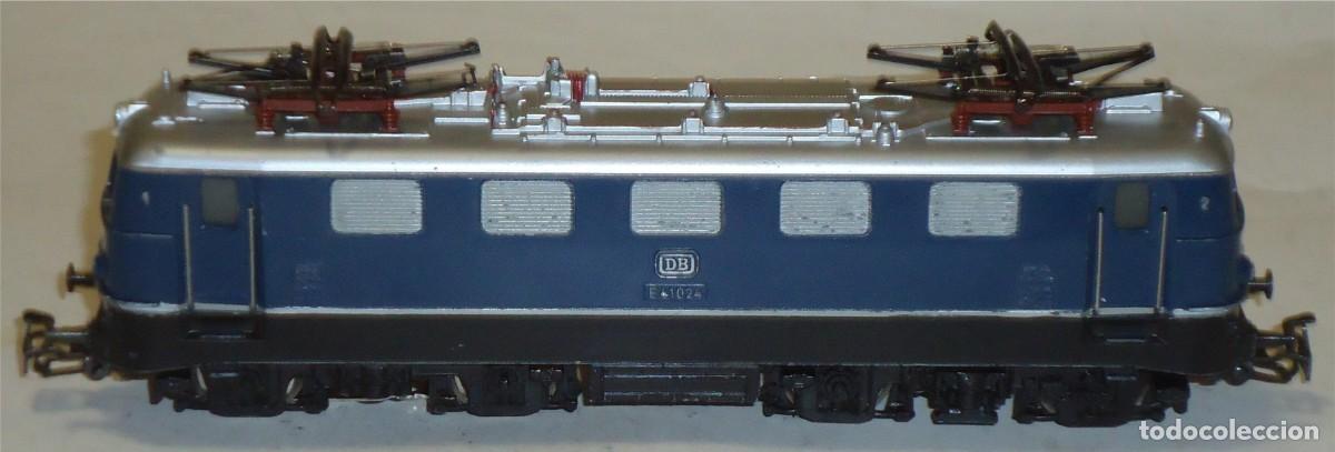 Trenes Escala: M&Auml;RKLIN HO, LOCOMOTORA EL&Eacute;CTRICA ANTIGUA E41024 REF. 3034 (2), &iexcl;DIGITAL 5 POLOS!