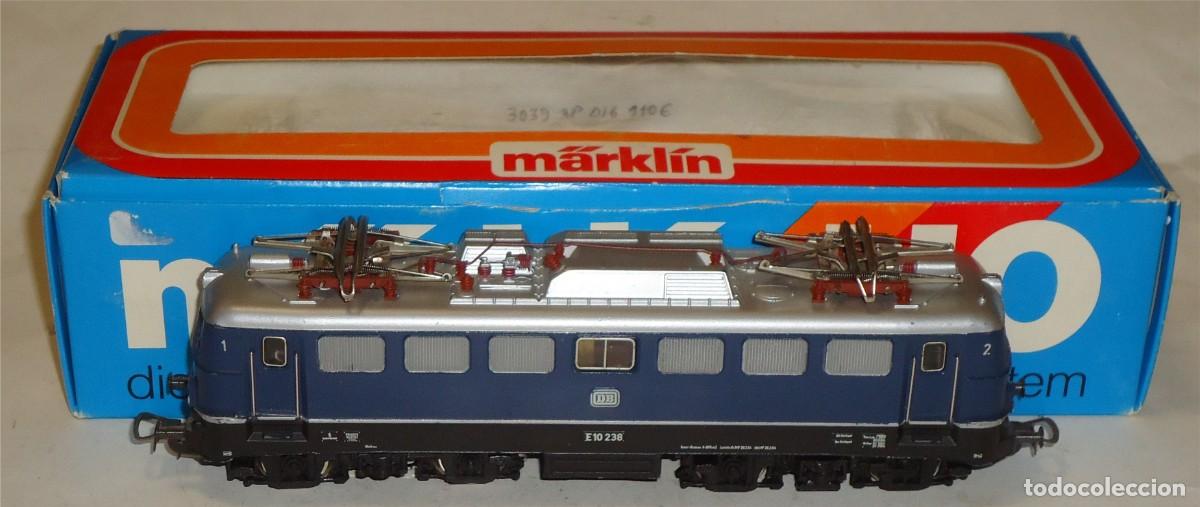Trains &Eacute;chelle: M&Auml;RKLIN HO, LOCOMOTORA EL&Eacute;CTRICA E10 238 DB REF. 3039, &iexcl;DIGITAL 3P!, CON CAJA