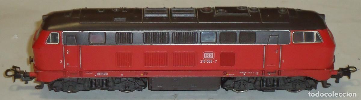 Trenes Escala: M&Auml;RKLIN HO, LOCOMOTORA DIESEL SERIE BR 216 025-7 DB REF. 3075 (2) &iexcl;DIGITAL 6080!