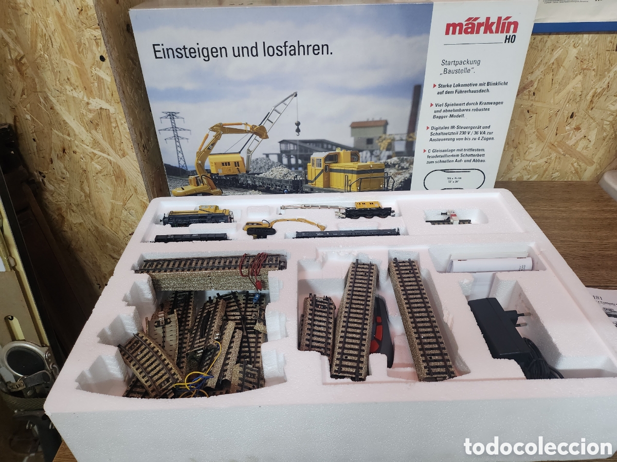 Trenes escala: Marklin 29181 set obras digital - Foto 1