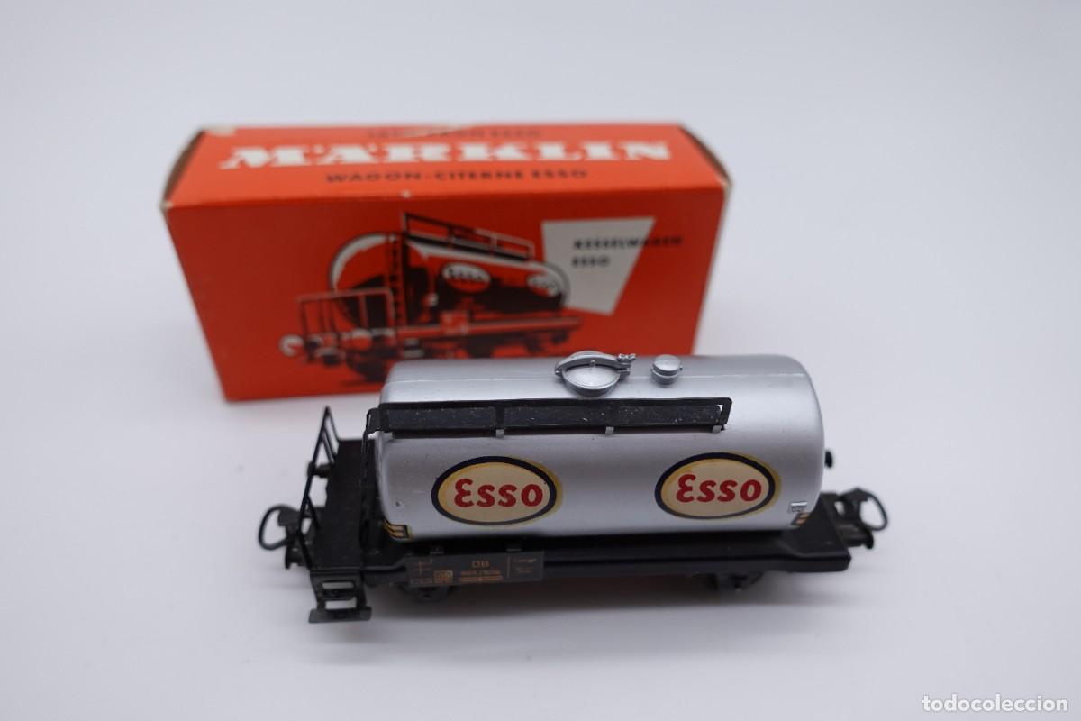 Trains &Eacute;chelle: VAG&Oacute;N CISTERNA ESSO M&Auml;RKLIN HO CON CAJA ORIGINAL - REF 4501